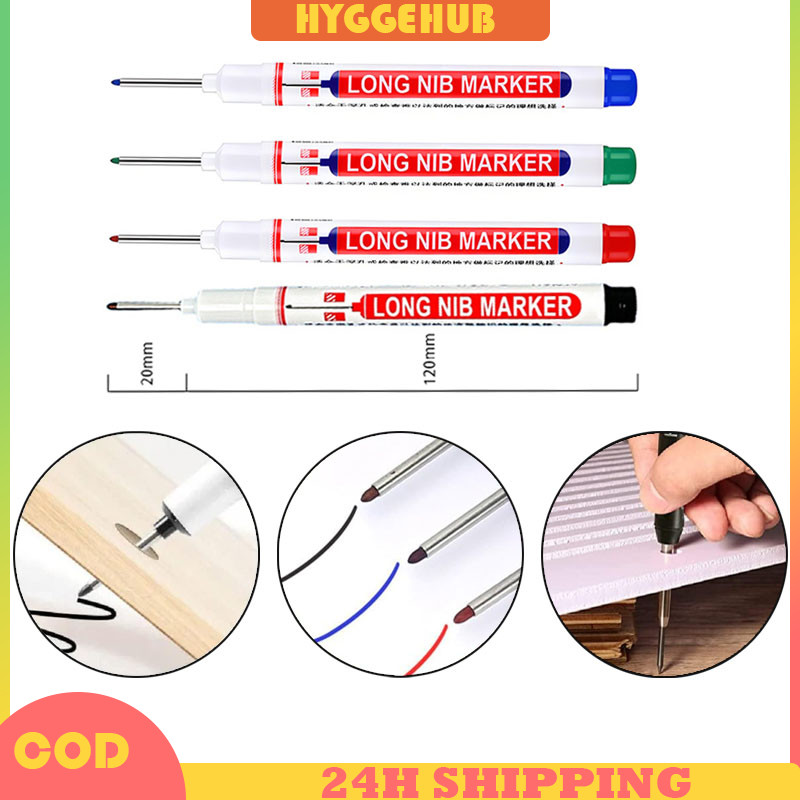 

Spidol Marker Serbaguna Long Nib Marker Spidol Pertukangan Ujung Pena Panjang Penanda