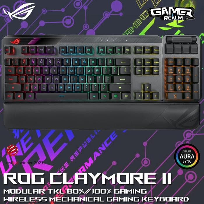 Asus ROG Claymore II Mod 80%/100% Wireless Mechanical Gaming Keyboard