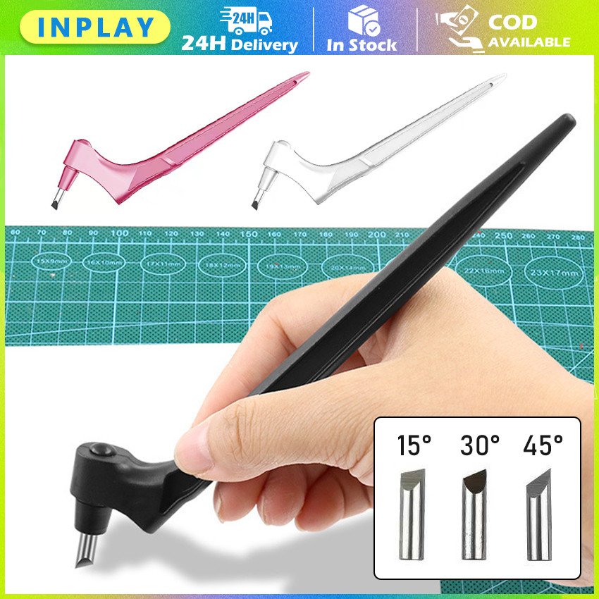 

Rotary Gyro Cutter 360° Stainless Steel / Alat Pemotong Kertas, Karton & Vinyl Presisi untuk Jurnal, Planner & DIY Craft