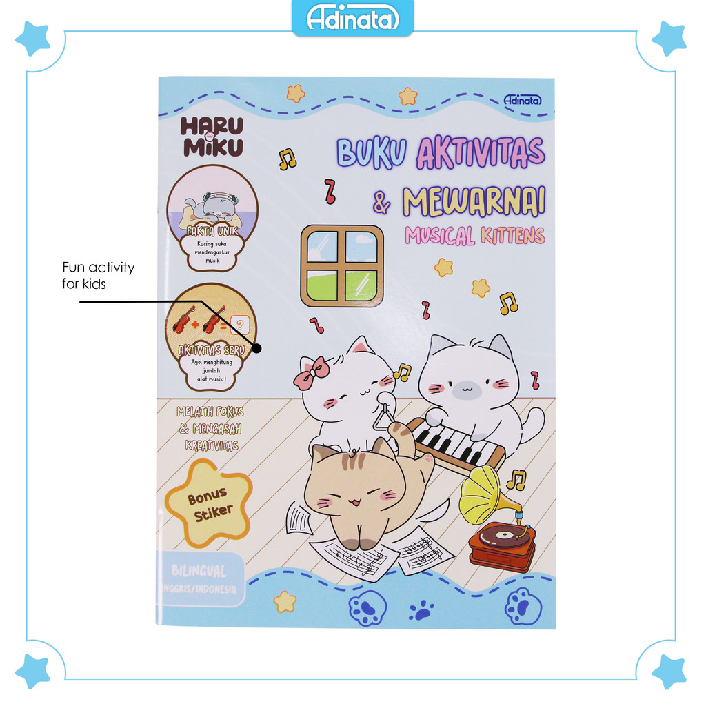 

Haru Miku Activity Book L 2552-9822 / Buku Aktifitas / Buku Mewarnai / Buku Anak / Buku Edukasi
