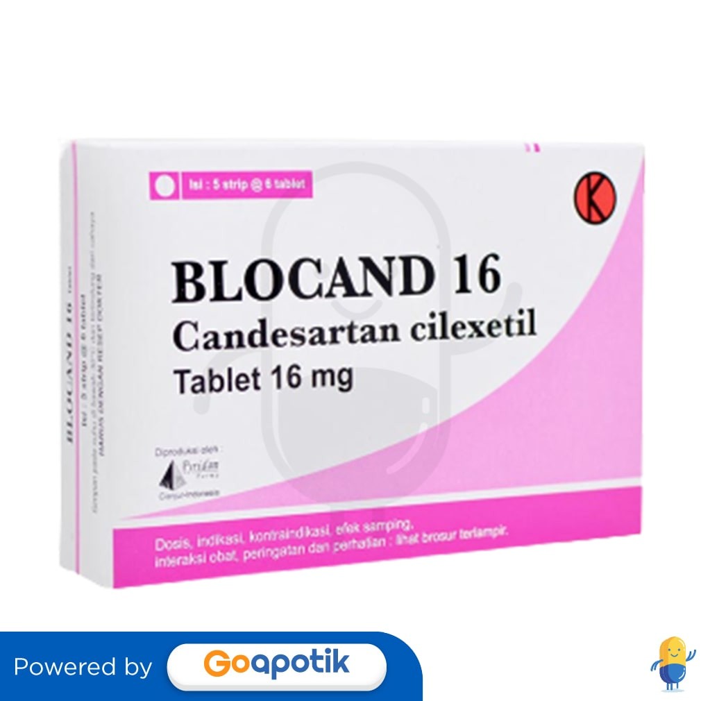 Blocand 16 Mg Box 30 Tablet