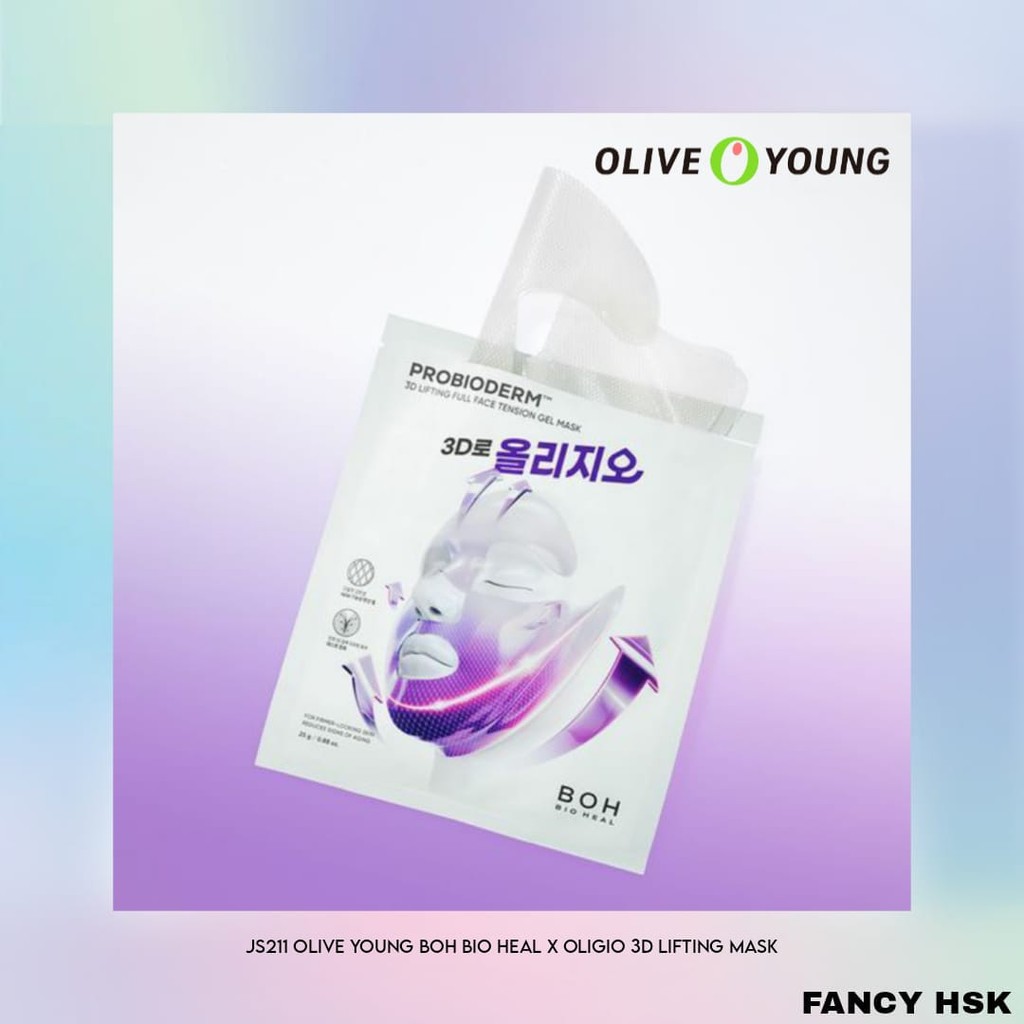 KOREA OLIVE YOUNG BOH BIO HEAL X OLIGIO 3D LIFTING MASK JS211