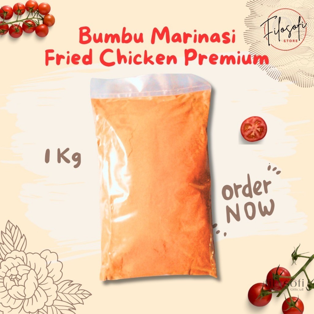 

FILOSOFI Bumbu Marinasi Filosofi Ayam / Marinasi Serba guna Kemasan 1kg / Marinasi Fried Chicken