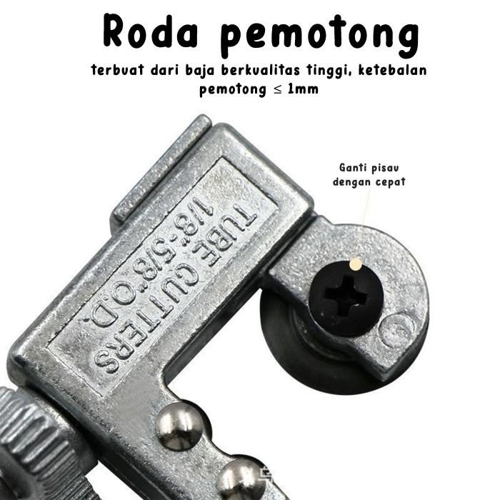 

Cutter Pipa Mini Tube Cutter alat pemotong pipa Kecil tembaga Besi - pemotong pipa Sale
