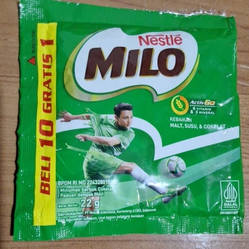 

MILO Sachet 10 bungkus ×22g