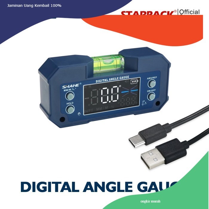 

SHAHE Waterpass Inclinometer Digital / Alat Ukur Sudut Kemiringan Original - 5346