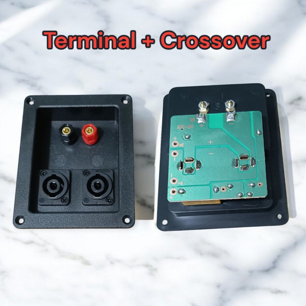 Promo Panel Terminal Box Speaker Lengkap Crossover 2 way  80W  - 500W Original