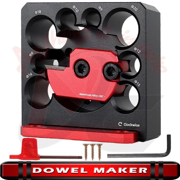 

Alat pembuat dowel / Aluminium dowel maker - Jig MAKER