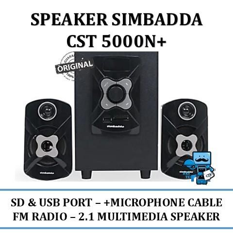 Speaker Aktif Simbadda CST 5000+ - Bluetooth,USB,Radio, AUX In