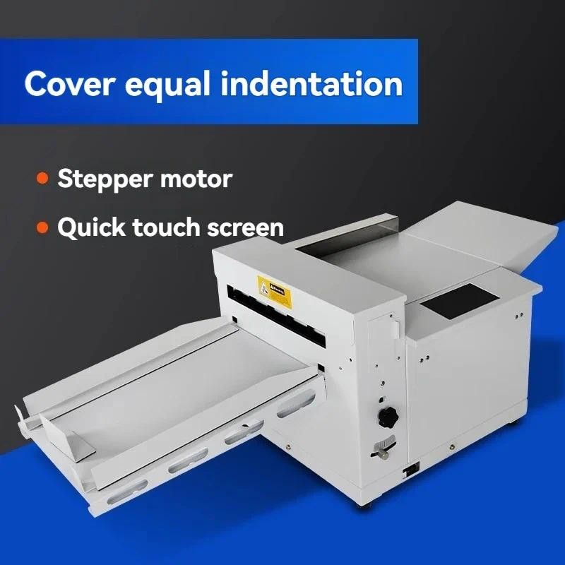 

Upgrade 350A Digital Dotted Indentation Machine Cover Creasing Machine A3 Line Folding Machine, Paper Folding Machine