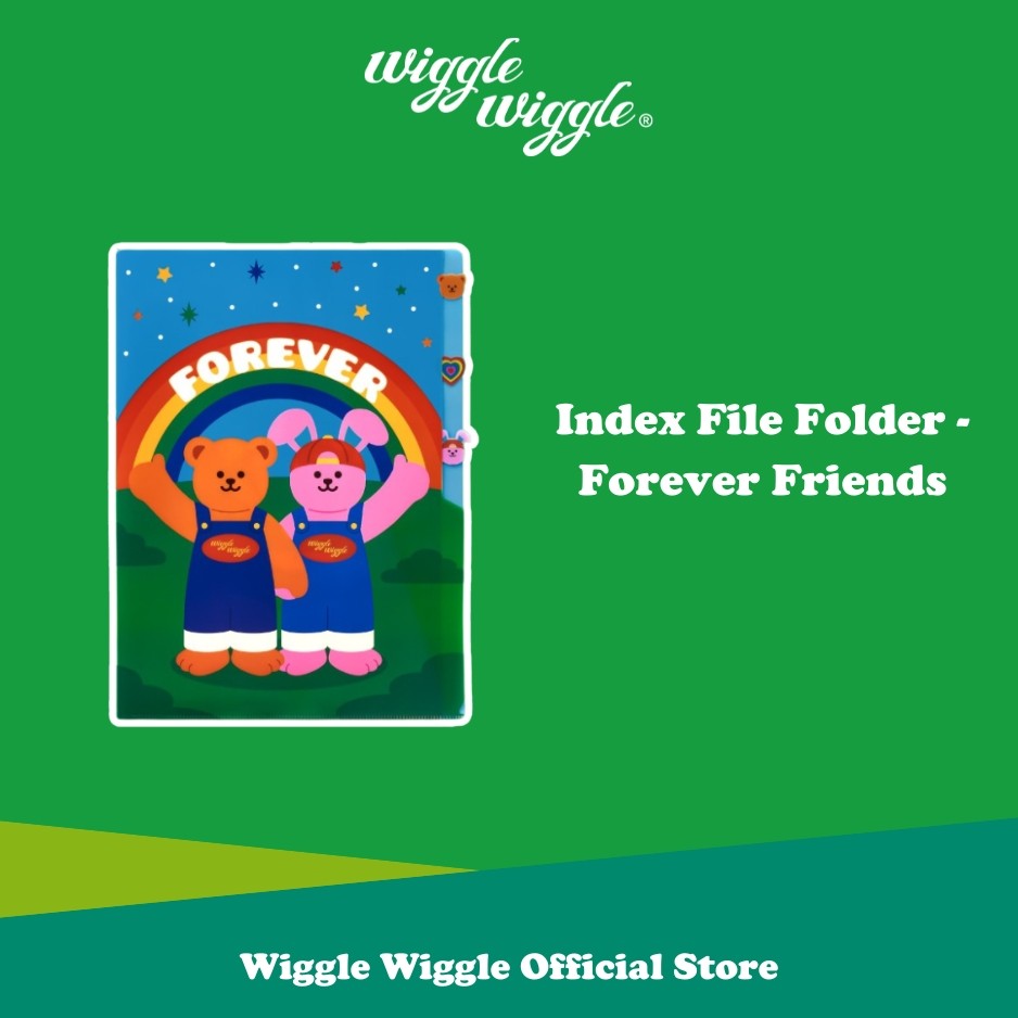 

Wiggle Wiggle Index File Folder - Forever Friends Document Keeper Map File Folder Lucu Korea