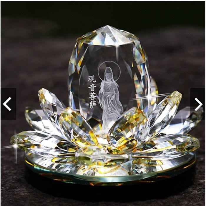 Parfume Mobil Parfum Pajangan Teratai Lotus Kristal Crystal Kwan Im BEST