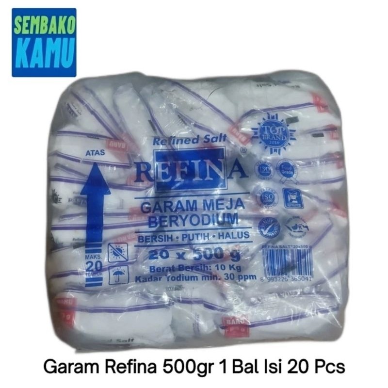 

Garam Refina 500 gr - 1 Bal Isi 20 pcs