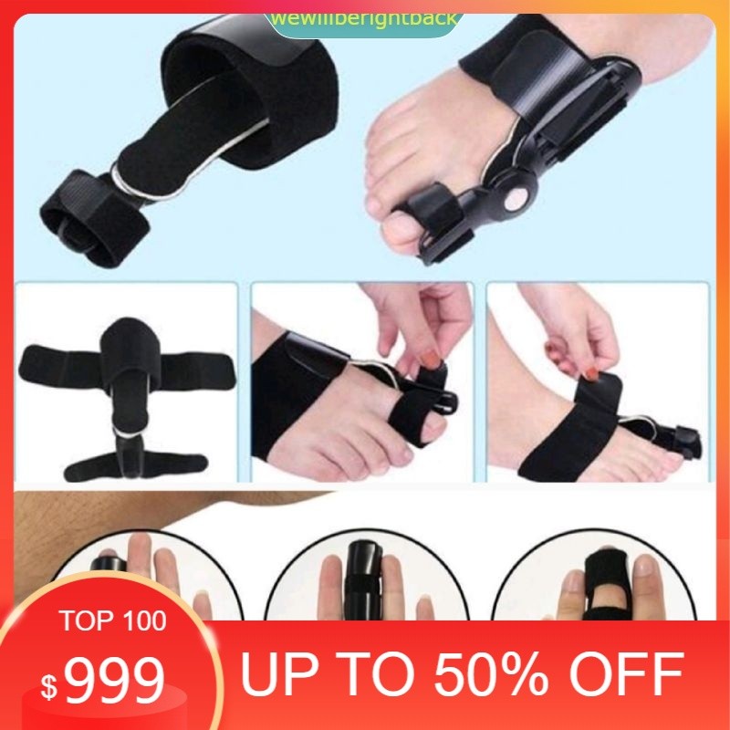 sale penyangga jari 1pcs Korektor jempol jari kaki pelurus jari tangan operasi cedera finger correct