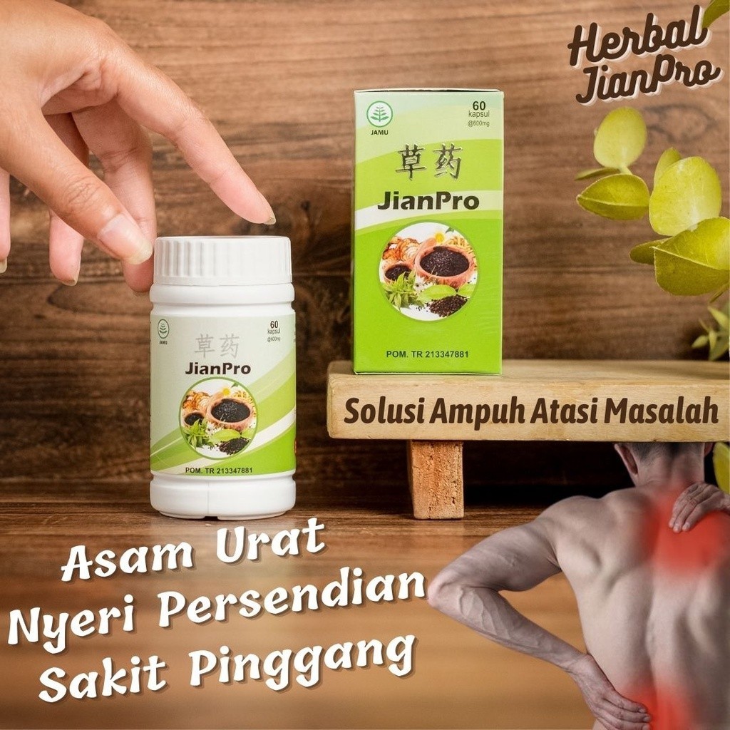 Ramuan Leluhur JIANPRO Obat Herbal Asam urat, Rematik, Pegal Linu ORIGINAL jian pro jianpro obat Jia