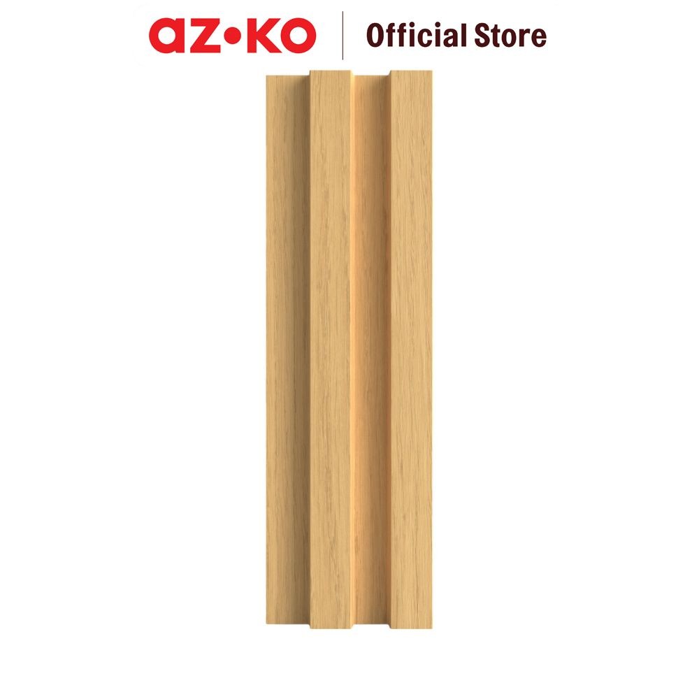 AZKO Maxbuilt 290x12x1.2 cm Panel Dinding Ps Motif Kayu - Cokelat Maple Wallpanel Pelapis Dinding In