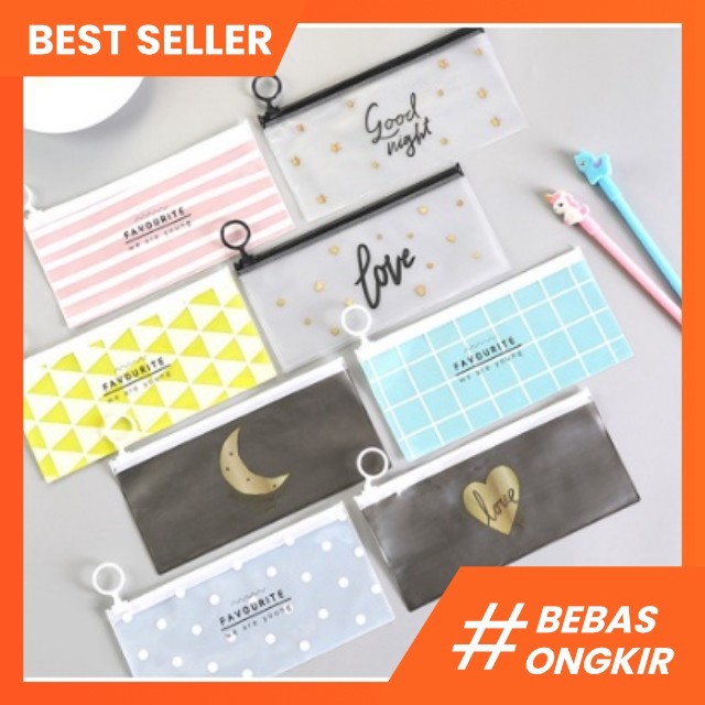 

TEMPAT PENSIL PULPEN TRANSPARAN ZIPLOCK KARAKTER SERBAGUNA POUCH ZIP LOCK PENYIMPANAN KOSMETIK POUCH ZIPPER PENCIL CASE | MURAH CERIA