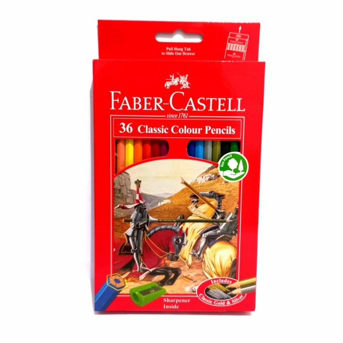 

Faber Castell Pensil Gambar Classic 36 Warna Panjang