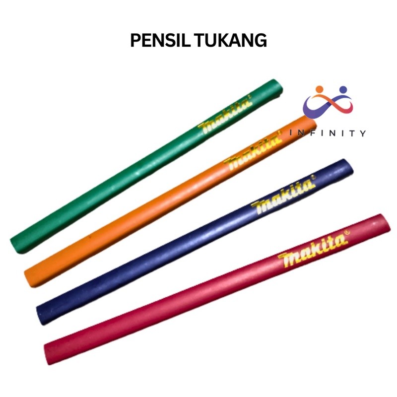 

Inf - 10pcs PENSIL TUKANG KAYU, PENSIL TUKANG BANGUNAN, PENSIL TUKANG MKT