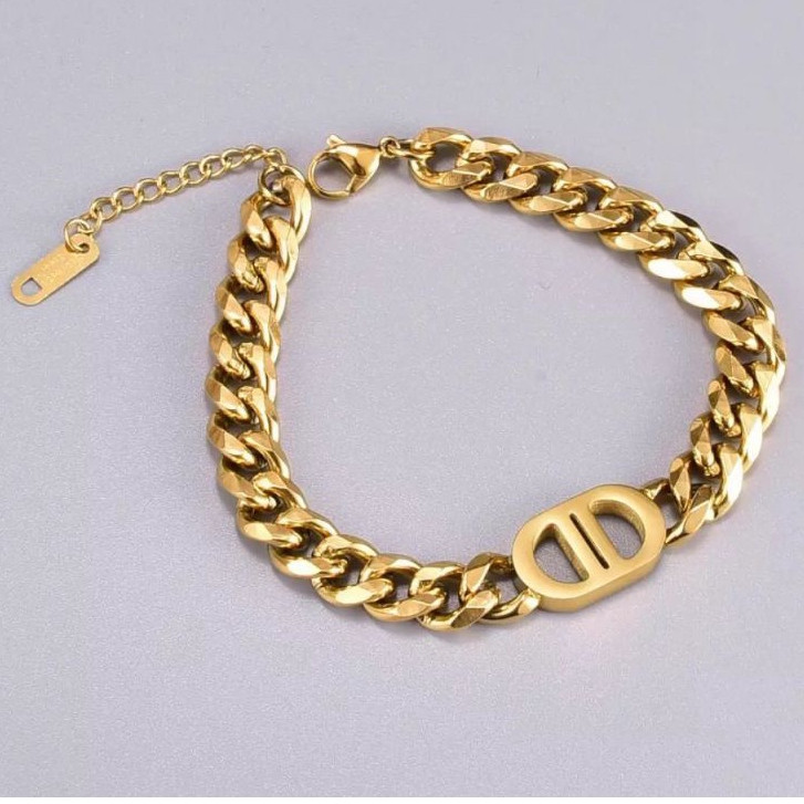 [COD] Gelang Rantai Sisik Naga Wanita/Pria Premium Lapis Emas18k Anti Karat