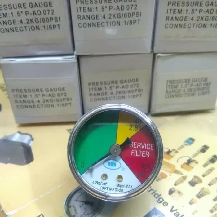 PRESSURE GAUGE FILTER HYDRAULIC INT