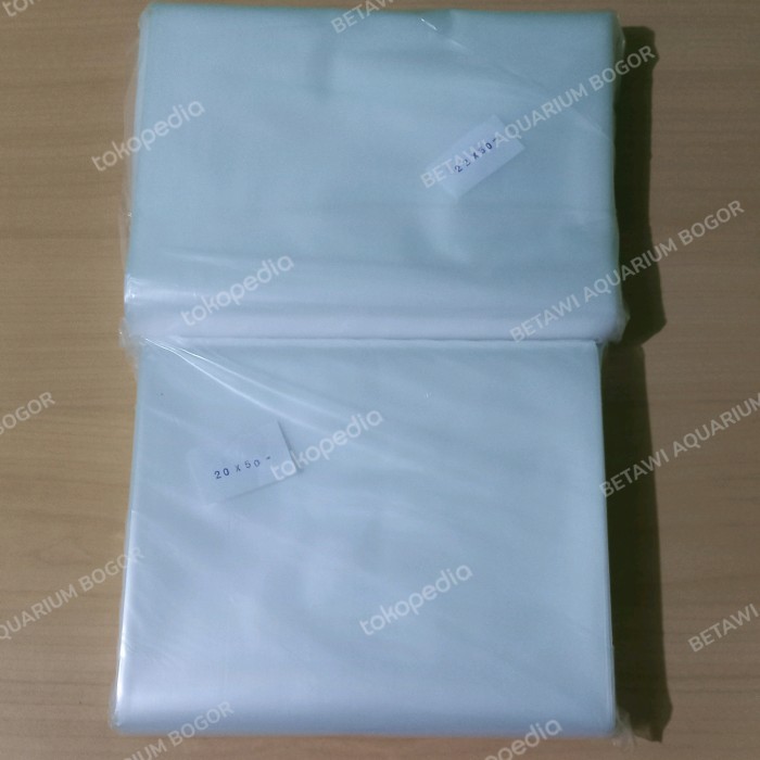 

PLASTIK PE UKURAN 15x50, 18x50, 20x50, 22x50 - 12x50