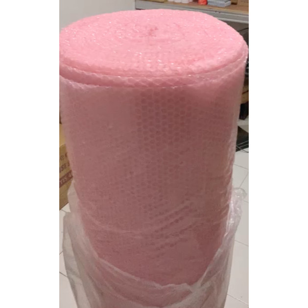 

Bubble Wrap / Bubble Roll / Bungkus Kemasan_125 x 50cm - PINK 5meter