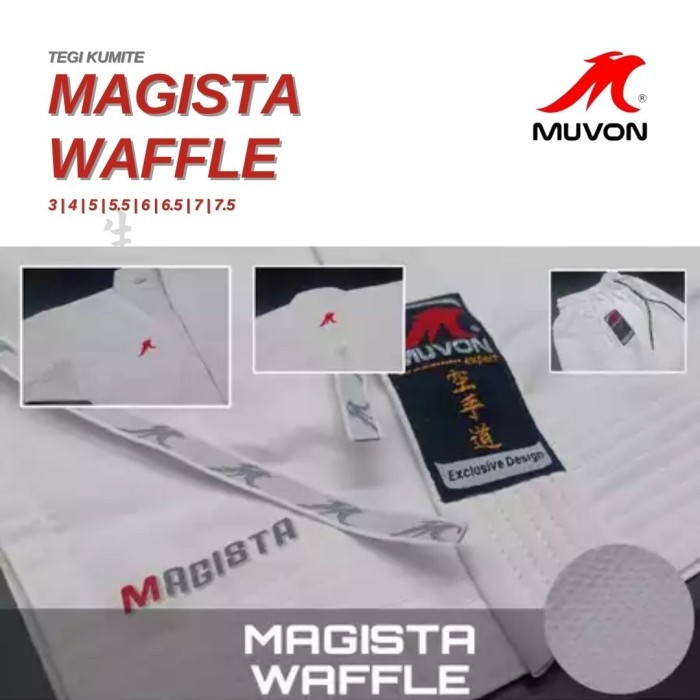 MUVON MAGISTA WAFFLE TEGI KUMITE Karate-Gi Baju Karate