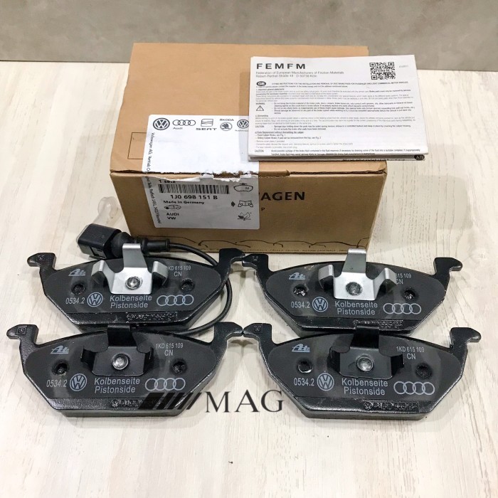 Brake Pad Kampas Rem Depan VW New Beetle , VW Polo , VW Polo Genuine