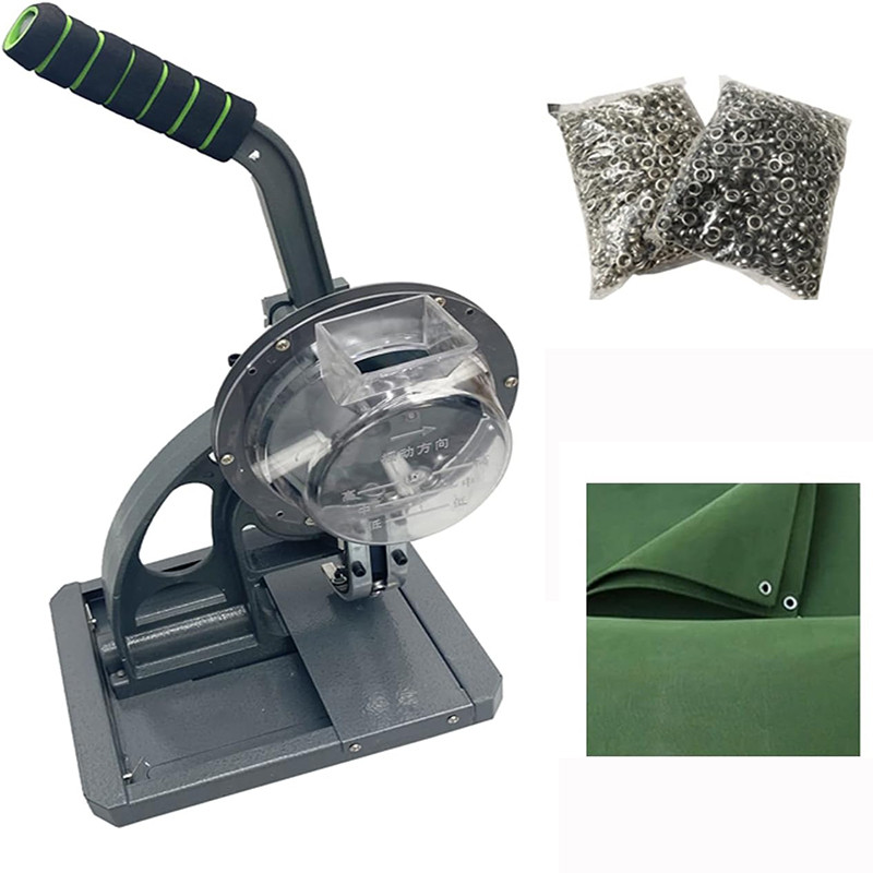 

5.5/6/8/10/12mm Semi-automatic Eyelet Puncher Machine Grommet Hole Punching Machine Advertising Banner Tarpaulin Tent