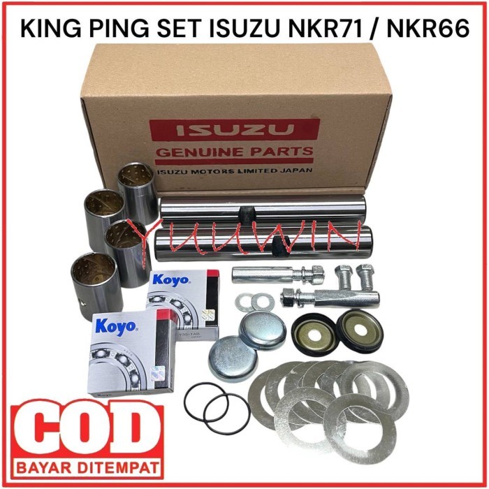 KING PIN SET ISUZU NKR71 - KING PEN KIT ISUZU ELF NKR71 NKR66 - KING PIN ISUZU