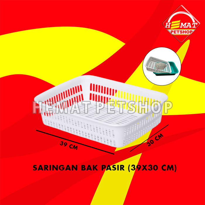 Saringan Bak Pasir kucing Cat Litter Box