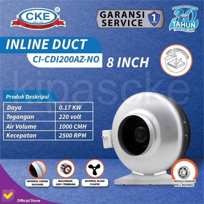 Centrifugal Duct Inline Fan 8 Inch Inline Fan Duct Fan Blower Hisap