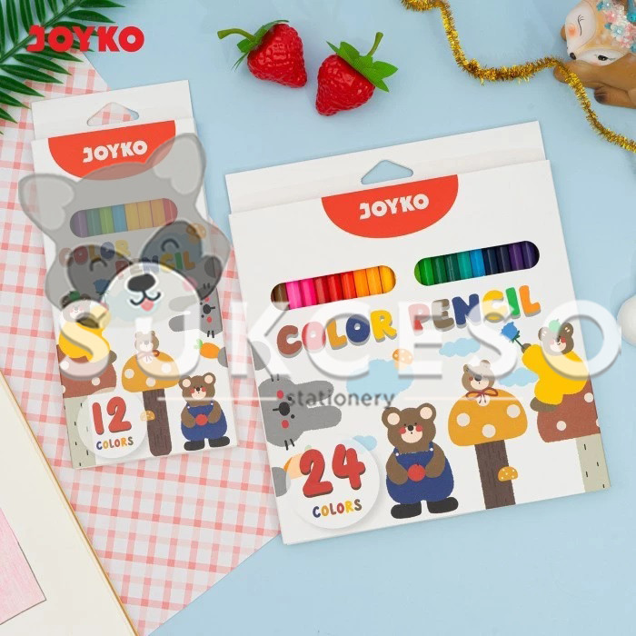 

JOYKO Color Pencil CP-0132 Pensil Mewarnai 12/24 Warna