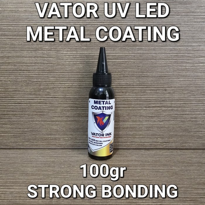 

METAL COATING UV LED VATOR 100gr UV INK TINTA PRINT METAL STAINLESS