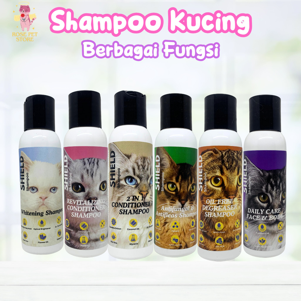 [GROSIR] SHAMPO KUCING DAN ANJING 100ML ANTI KUTU JAMUR WANGI BULU RONTOK PELEBAT BULU PUTIH AMPUH S
