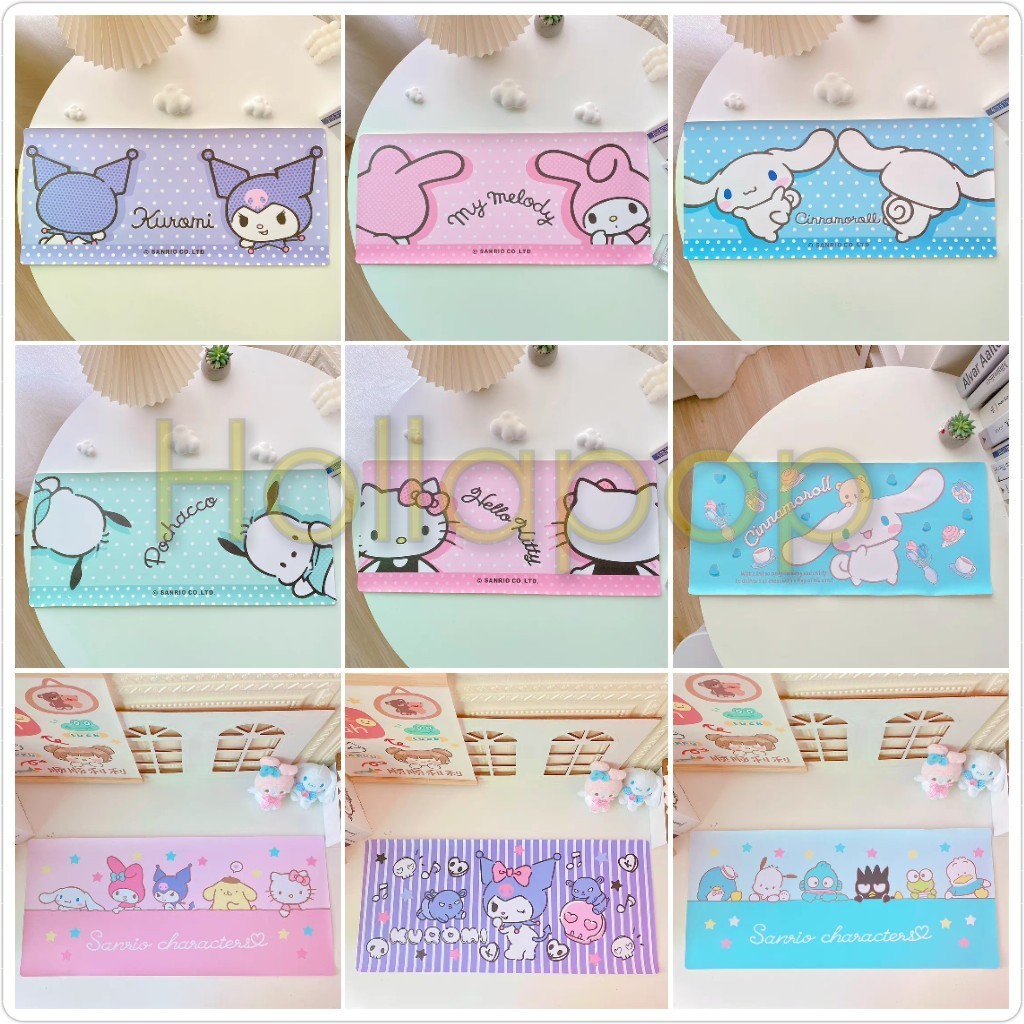 HOP Alas Meja Panjang Desk Mouse Pad Mat Deskmat DOT Kuromi My Melody Hello Kitty Cinnamoroll