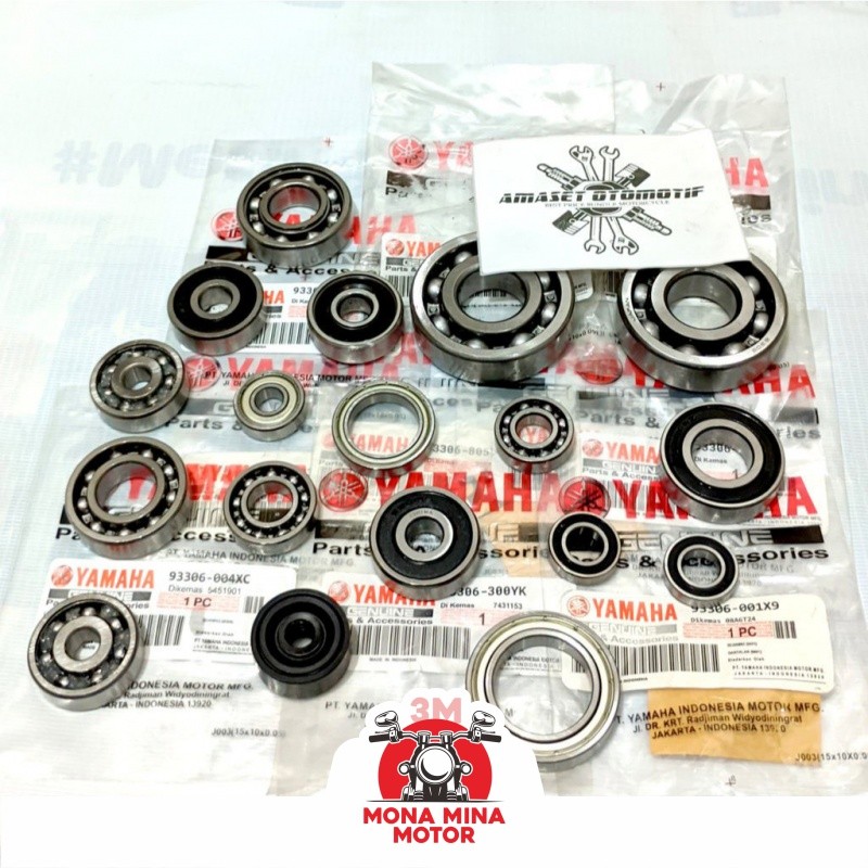 Paket Bearing Komplit Mesin Kruk As Rasio Jupiter MX 135 Jupiter MX 150