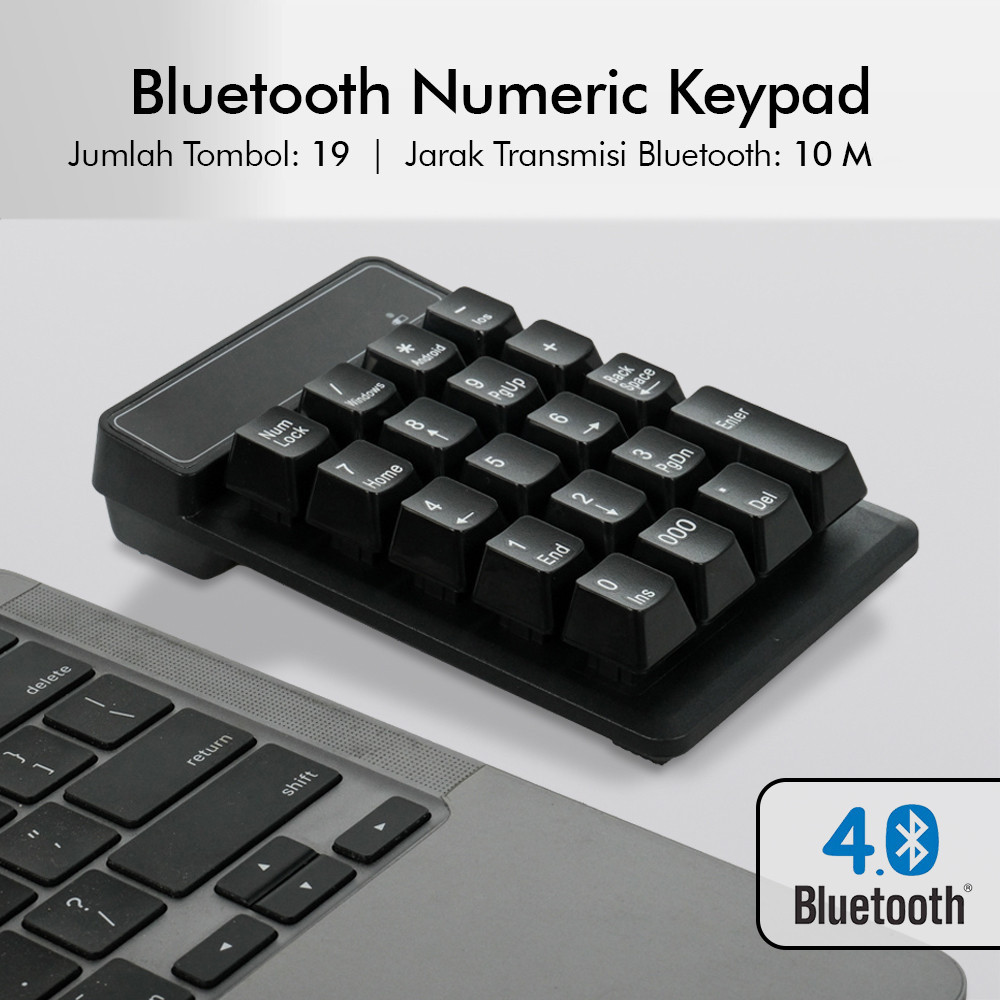 Etmakit Numeric Keypad Numpad Bluetooth 4.0 - E094BT