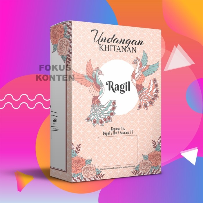 30 Desain Blanko Undangan Khitan New Arival CDR v15 - Digital Konten