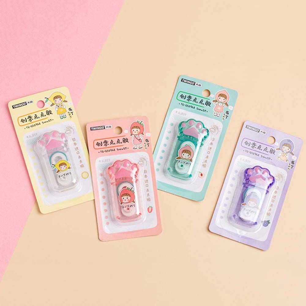 

Double-sided Tape Cartoon Scrapbooking Deco Runner Roller Tape Adhesive Paper Tape Double Sided Pointing Glue Stick Cat Claw