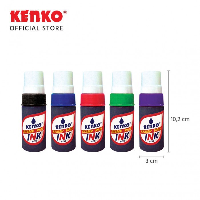 

Kenko Stamp Ink / Tinta Refill Stamp Pad ( 4 PCS )