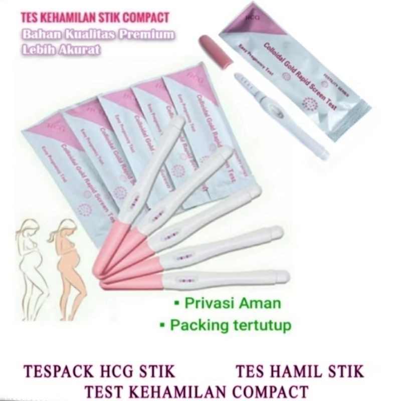 Testpack HCG Stick Tes Hamil Positif Negatif Akurat Termurah Terlaris Strip Stick Tespek