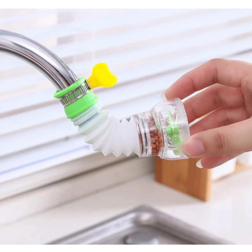 Sambungan Kran Air Klem Filter Saringan Kran Flexible + Klem / Saringan Air Kran Tanpa Klem