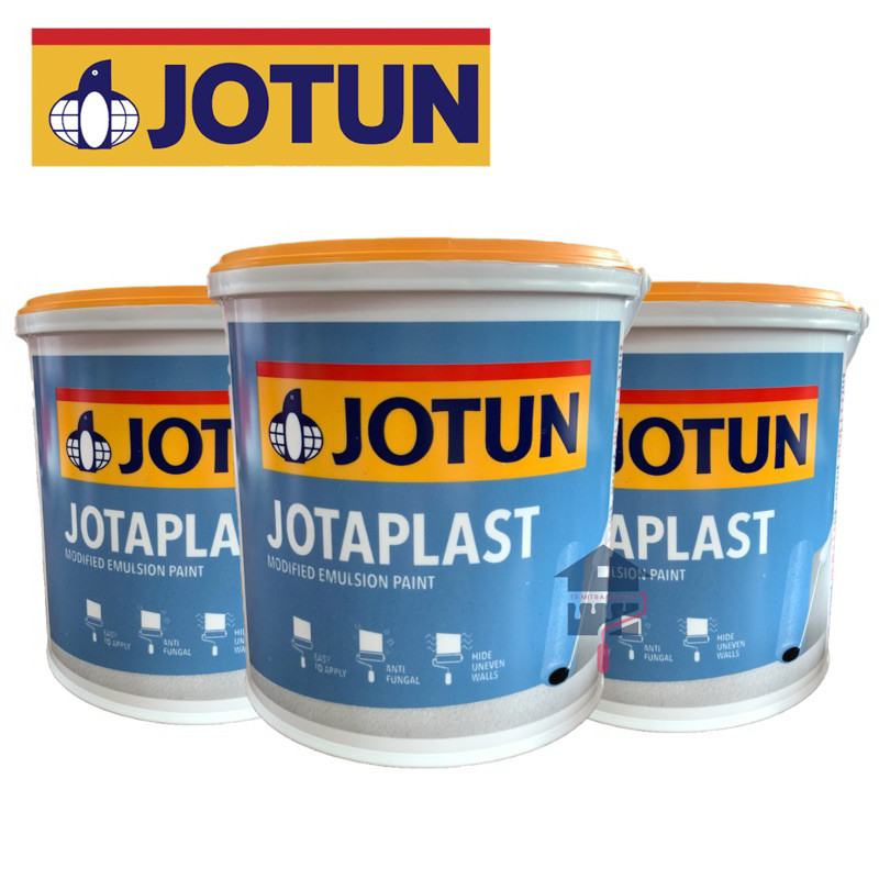Warna Lengkap JOTUN JOTAPLAST 3.5L/5KG | Cat JOTUN Interior Murah Putih White