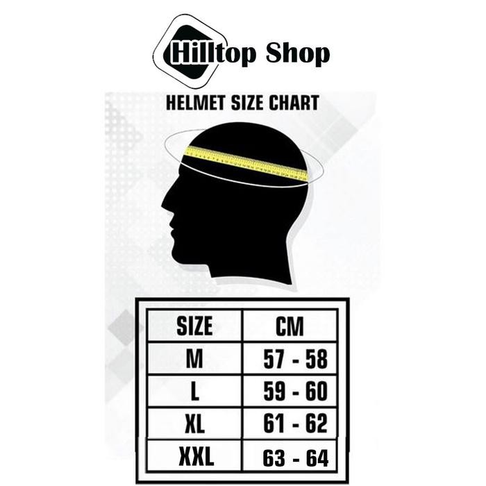 Helm NJS S-Cross Solid Full Face Supermoto Motorcycle Helmet - Black, S