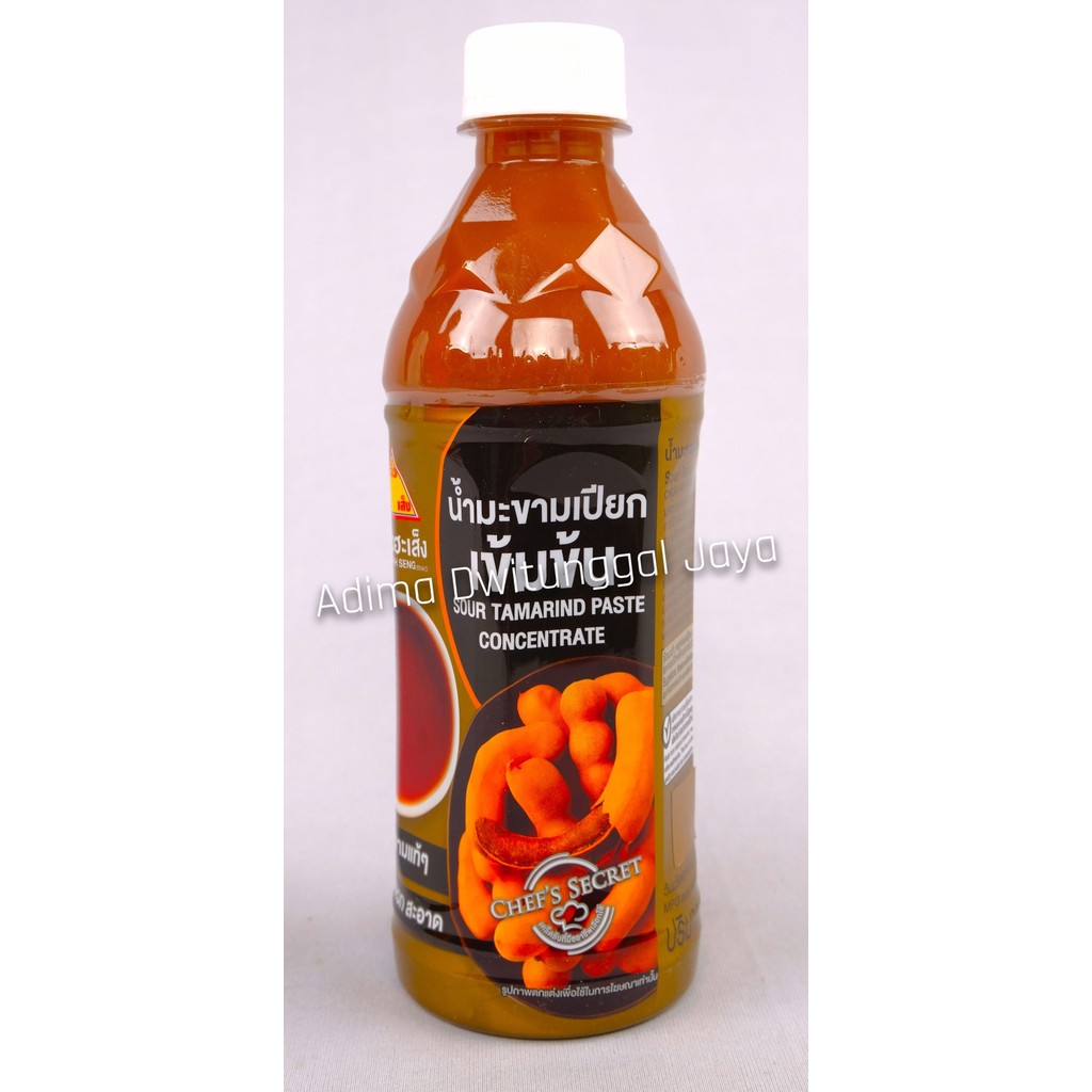 

Chua Hah Seng Sour Tamarind Paste Concentrate / Pasta Asam Jawa 380 ml