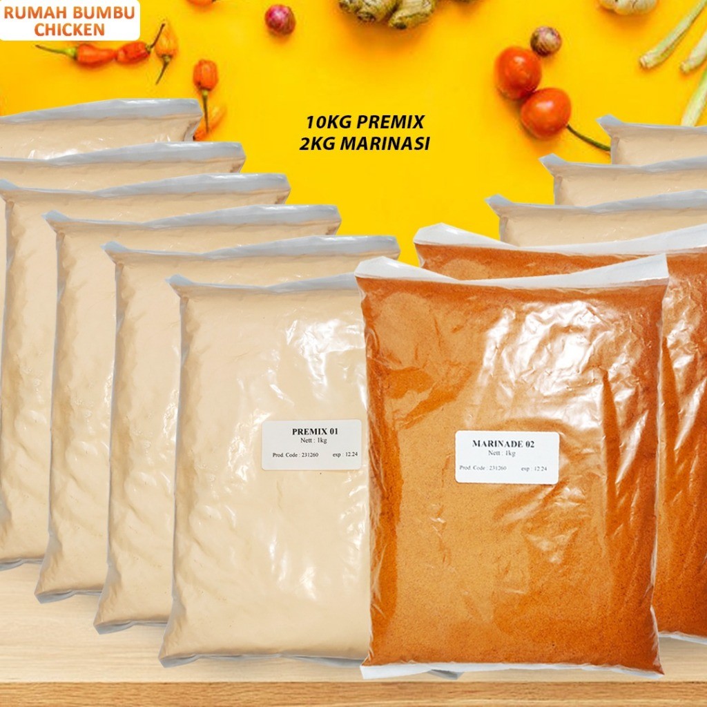 

Paket Premix 10 Kg dan Marinade 2 Kg