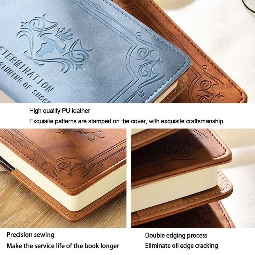 

[Whispers] Buku Jurnal Leather Determination A5 200 Halaman Grid with Lock - TDD3