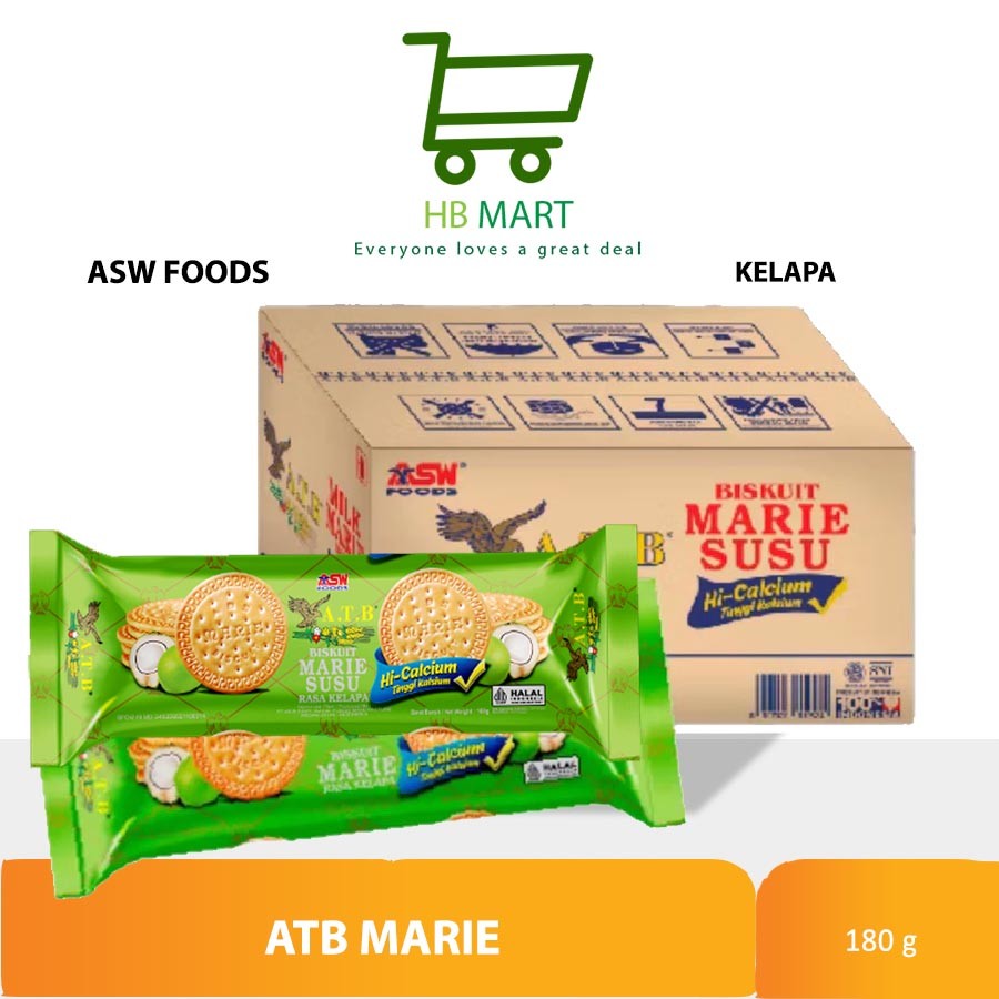 

ATB Marie Susu Biskuit Regal 1 DUS ISI 24 PCS (Marie Kelapa)